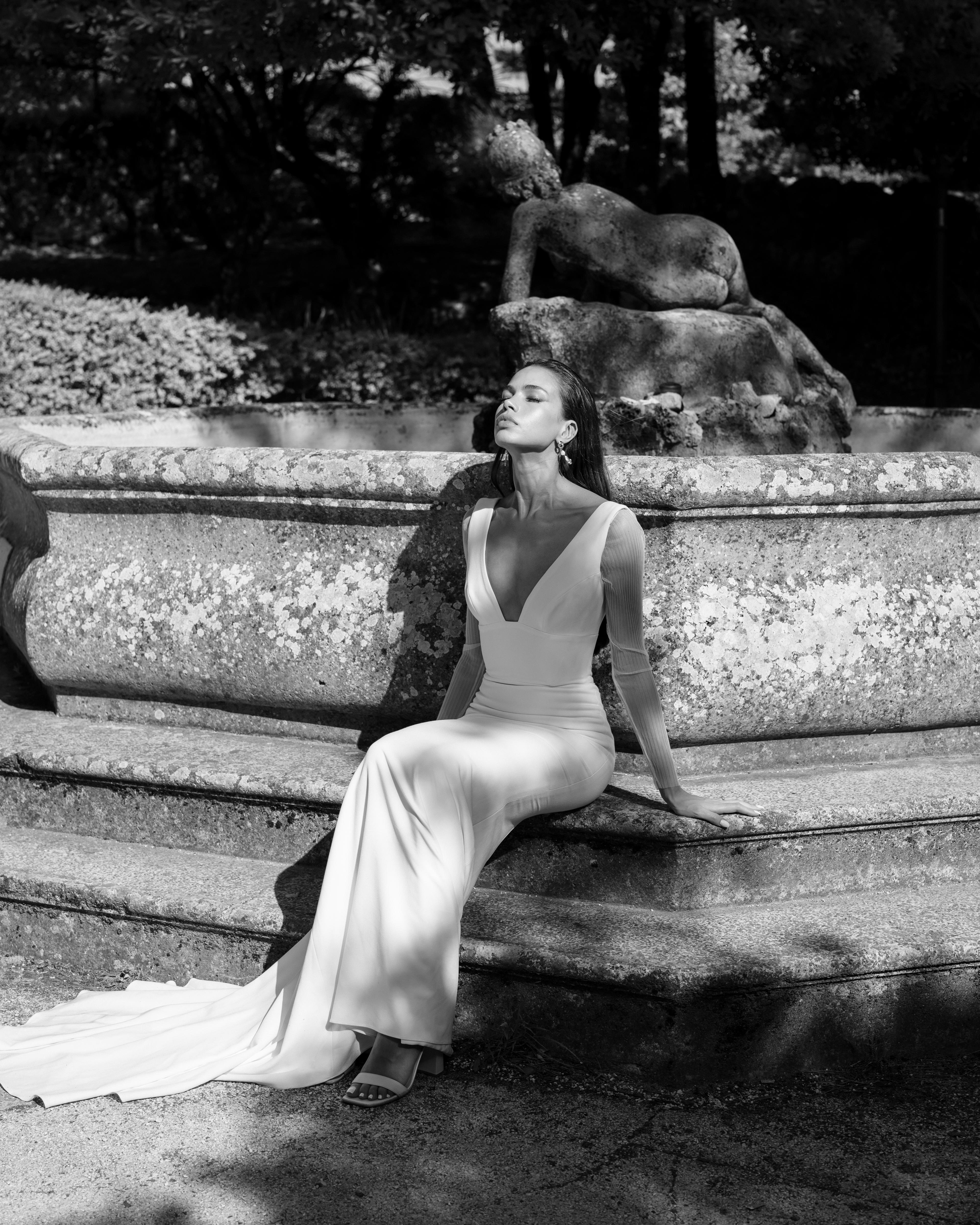 Bridal gown editorial photography